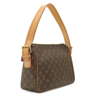 ルイヴィトン LOUIS VUITTON ヴィバシテ GM M51163 モノグラム モノグラムキャンバス ショルダーバッグ ゴールド金具 茶