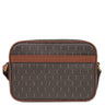 イヴ・サンローラン Yves Saint Laurent モノグラム カメラバッグ 669957 ブラウン PVC レザー ショルダーバッグ ゴールド金具 YSL