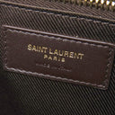 イヴ・サンローラン Yves Saint Laurent モノグラム カメラバッグ 669957 ブラウン PVC レザー ショルダーバッグ ゴールド金具 YSL