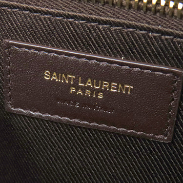 イヴ・サンローラン Yves Saint Laurent モノグラム カメラバッグ 669957 ブラウン PVC レザー ショルダーバッグ ゴールド金具 YSL