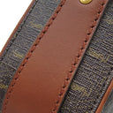 イヴ・サンローラン Yves Saint Laurent モノグラム カメラバッグ 669957 ブラウン PVC レザー ショルダーバッグ ゴールド金具 YSL