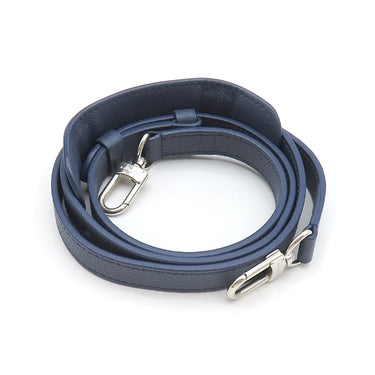 ルイヴィトン LOUIS VUITTON キーポルXS M57844 ネイビーブルー レザー 2WAYバッグ シルバー金具 ウォーターカラー モノグラム ショルダー ミニボストン