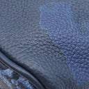 ルイヴィトン LOUIS VUITTON キーポルXS M57844 ネイビーブルー レザー 2WAYバッグ シルバー金具 ウォーターカラー モノグラム ショルダー ミニボストン