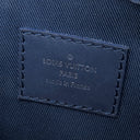 ルイヴィトン LOUIS VUITTON キーポルXS M57844 ネイビーブルー レザー 2WAYバッグ シルバー金具 ウォーターカラー モノグラム ショルダー ミニボストン