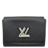 ルイヴィトン LOUIS VUITTON ツイストMM M50282 ノワール エピレザー ショルダーバッグ シルバー金具 チェーンショルダー ミラー欠品