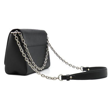 ルイヴィトン LOUIS VUITTON ツイストMM M50282 ノワール エピレザー ショルダーバッグ シルバー金具 チェーンショルダー ミラー欠品