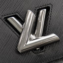 ルイヴィトン LOUIS VUITTON ツイストMM M50282 ノワール エピレザー ショルダーバッグ シルバー金具 チェーンショルダー ミラー欠品