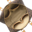ルイヴィトン LOUIS VUITTON ドーヴィル M47270 モノグラム モノグラムキャンバス ハンドバッグ ゴールド金具 茶 ボーリングヴァニティ 鍵・パドロック欠品