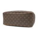 ルイヴィトン LOUIS VUITTON ドーヴィル M47270 モノグラム モノグラムキャンバス ハンドバッグ ゴールド金具 茶 ボーリングヴァニティ 鍵・パドロック欠品