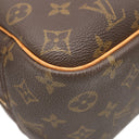 ルイヴィトン LOUIS VUITTON ドーヴィル M47270 モノグラム モノグラムキャンバス ハンドバッグ ゴールド金具 茶 ボーリングヴァニティ 鍵・パドロック欠品