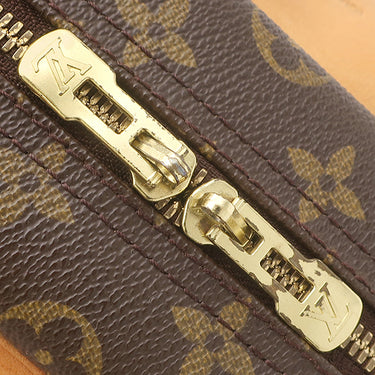 ルイヴィトン LOUIS VUITTON ドーヴィル M47270 モノグラム モノグラムキャンバス ハンドバッグ ゴールド金具 茶 ボーリングヴァニティ 鍵・パドロック欠品