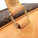 ルイヴィトン LOUIS VUITTON ドーヴィル M47270 モノグラム モノグラムキャンバス ハンドバッグ ゴールド金具 茶 ボーリングヴァニティ 鍵・パドロック欠品