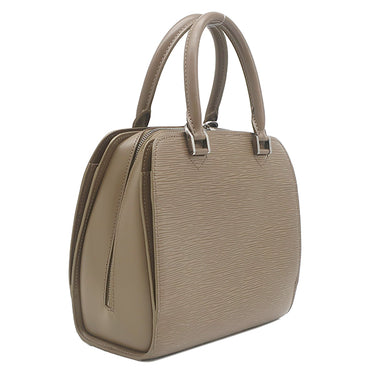 ルイヴィトン LOUIS VUITTON ポンヌフ M5205C ペッパー エピレザー ハンドバッグ シルバー金具 グレージュ