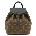 ルイヴィトン LOUIS VUITTON モンスリ NM BB M45516 モノグラム×ブラック モノグラムキャンバス リュック・デイパック ゴールド金具 バックパック