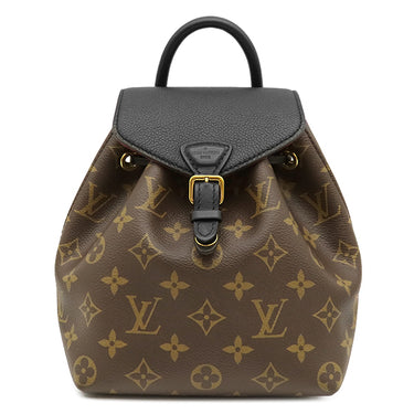 ルイヴィトン LOUIS VUITTON モンスリ NM BB M45516 モノグラム×ブラック モノグラムキャンバス リュック・デイパック ゴールド金具 バックパック