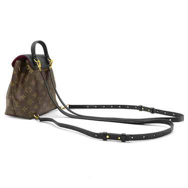 ルイヴィトン LOUIS VUITTON モンスリ NM BB M45516 モノグラム×ブラック モノグラムキャンバス リュック・デイパック ゴールド金具 バックパック