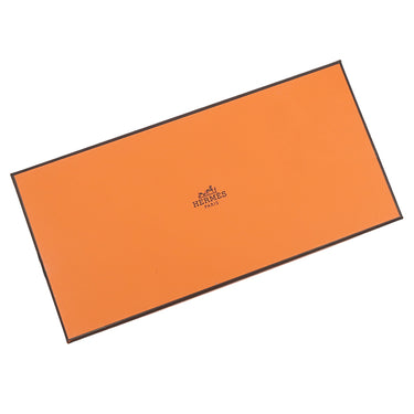 エルメス HERMES アザップロング シルクイン エトゥープ ヴォーエプソン 長財布 シルバー金具 グレージュ 水色 ラウンドジップ