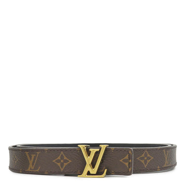 ルイヴィトン LOUIS VUITTON サンチュール LVアイコニック 20MM 80/32 M0431 モノグラム×ブラック モノグラムキャンバス ベルト ゴールド金具 リバーシブル