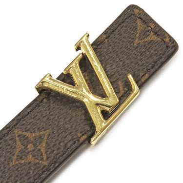 ルイヴィトン LOUIS VUITTON サンチュール LVアイコニック 20MM 80/32 M0431 モノグラム×ブラック モノグラムキャンバス ベルト ゴールド金具 リバーシブル
