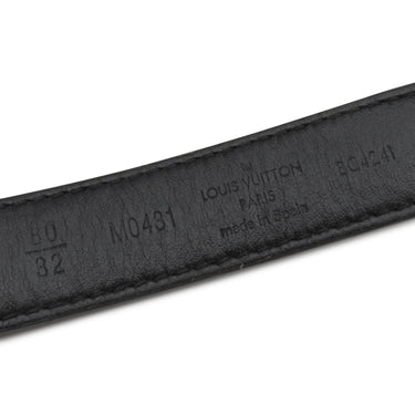 ルイヴィトン LOUIS VUITTON サンチュール LVアイコニック 20MM 80/32 M0431 モノグラム×ブラック モノグラムキャンバス ベルト ゴールド金具 リバーシブル