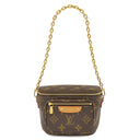 ルイヴィトン LOUIS VUITTON ミニ バムバッグ M82335 モノグラム モノグラムキャンバス 2WAYバッグ ゴールド金具 チェーンショルダー ボディバッグ