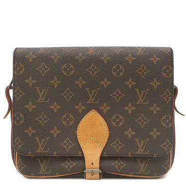 ルイヴィトン LOUIS VUITTON カルトシエール GM M51252 モノグラム モノグラムキャンバス ショルダーバッグ ゴールド金具 茶