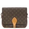 ルイヴィトン LOUIS VUITTON カルトシエール GM M51252 モノグラム モノグラムキャンバス ショルダーバッグ ゴールド金具 茶