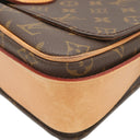 ルイヴィトン LOUIS VUITTON カルトシエール GM M51252 モノグラム モノグラムキャンバス ショルダーバッグ ゴールド金具 茶