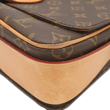 ルイヴィトン LOUIS VUITTON カルトシエール GM M51252 モノグラム モノグラムキャンバス ショルダーバッグ ゴールド金具 茶