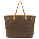 ルイヴィトン LOUIS VUITTON ネヴァーフルMM M41180 モノグラム×ピヴォワンヌ モノグラムキャンバス トートバッグ ゴールド金具 茶 トート