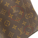 ルイヴィトン LOUIS VUITTON ネヴァーフルMM M41180 モノグラム×ピヴォワンヌ モノグラムキャンバス トートバッグ ゴールド金具 茶 トート