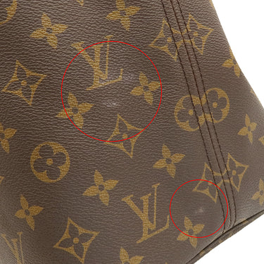 ルイヴィトン LOUIS VUITTON ネヴァーフルMM M41180 モノグラム×ピヴォワンヌ モノグラムキャンバス トートバッグ ゴールド金具 茶 トート