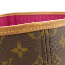 ルイヴィトン LOUIS VUITTON ネヴァーフルMM M41180 モノグラム×ピヴォワンヌ モノグラムキャンバス トートバッグ ゴールド金具 茶 トート