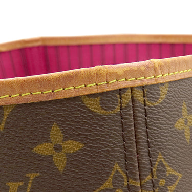ルイヴィトン LOUIS VUITTON ネヴァーフルMM M41180 モノグラム×ピヴォワンヌ モノグラムキャンバス トートバッグ ゴールド金具 茶 トート