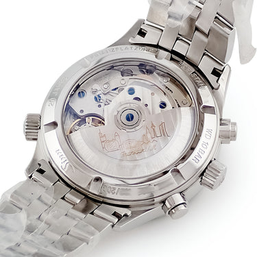 腕時計 ジン SINN フランクフルト ファイナンシャル ウォッチ 6099.B 自動巻き メンズ 青 デイト クロノグラフ ドイツ時計 限定