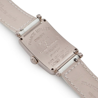 腕時計 フランクミュラー FRANCK MULLER ロングアイランド レリーフ 902QZCD1RREL OG クオーツ レディース K18WG無垢 純正ダイヤ 限定
