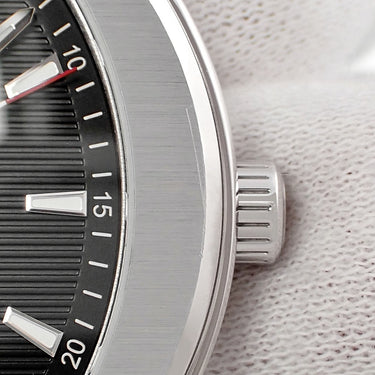 腕時計 ピアジェ PIAGET ポロ デイト G0A47014 自動巻き メンズ ブラック 黒 ギョーシェ ボーダーパターン クッション型文字盤