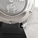 腕時計 ピアジェ PIAGET ポロ デイト G0A47014 自動巻き メンズ ブラック 黒 ギョーシェ ボーダーパターン クッション型文字盤