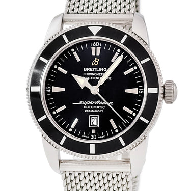 腕時計 ブライトリング BREITLING スーパーオーシャン ヘリテージ 46 A17320 A172B68OCA 自動巻き メンズ ブラック 逆回転防止ベゼル