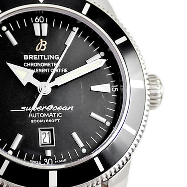 腕時計 ブライトリング BREITLING スーパーオーシャン ヘリテージ 46 A17320 A172B68OCA 自動巻き メンズ ブラック 逆回転防止ベゼル