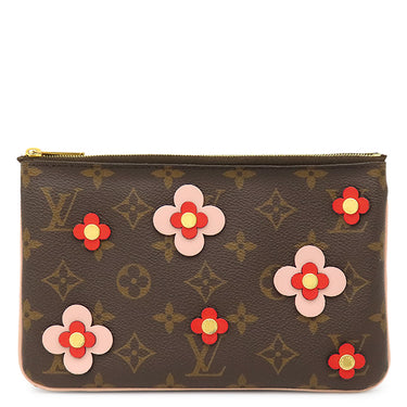 ルイヴィトン LOUIS VUITTON ポシェット ドゥーブル ジップ ブルーミング フラワー M63905 モノグラム モノグラムキャンバス ショルダーバッグ ゴールド金具