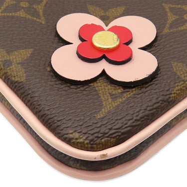 ルイヴィトン LOUIS VUITTON ポシェット ドゥーブル ジップ ブルーミング フラワー M63905 モノグラム モノグラムキャンバス ショルダーバッグ ゴールド金具