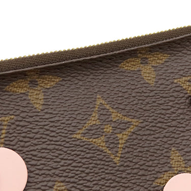ルイヴィトン LOUIS VUITTON ポシェット ドゥーブル ジップ ブルーミング フラワー M63905 モノグラム モノグラムキャンバス ショルダーバッグ ゴールド金具