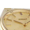 腕時計 グランドセイコー Grand Seiko クォーツ SBGS006 9587-8010 クオーツ メンズ K18YG無垢 シャンパン バー デイト サンレイ