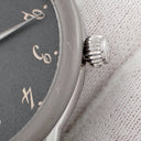 腕時計 エルメス HERMES アルソー GM AR7Q.810a W055638WW00 クオーツ メンズ グレー デイト アラビア ラウンド