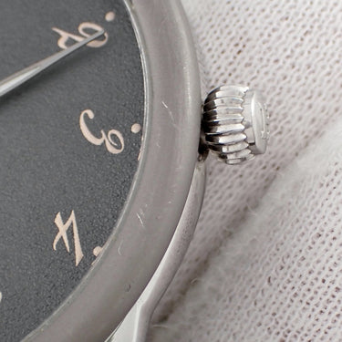 腕時計 エルメス HERMES アルソー GM AR7Q.810a W055638WW00 クオーツ メンズ グレー デイト アラビア ラウンド