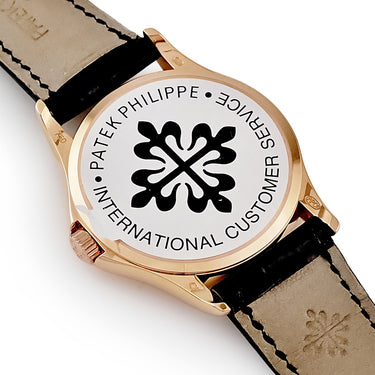 腕時計 パテックフィリップ PATEK PHILIPPE カラトラバ 5115R-001 手巻き メンズ メーカーOH済 K18RG無垢 エナメル スモールセコンド
