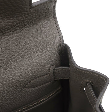 エルメス HERMES ケリー28 内縫い エタン トゴ 2WAYバッグ シルバー金具 ハンドバッグ ショルダー