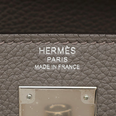 エルメス HERMES ケリー28 内縫い エタン トゴ 2WAYバッグ シルバー金具 ハンドバッグ ショルダー