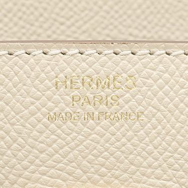 エルメス HERMES バーキン30 クレ ヴォーエプソン ハンドバッグ ゴールド金具 オフホワイト